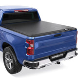 RollUp Soft Vinyl Truck Bed Tonneau Cover Compatible for 20072013 Chevy Chevrolet SilveradoGMC Sierra 150058FT 696 Inch