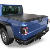 Soft RollUp Vinyl Truck Bed Tonneau Cover Compatible for 20202025 Jeep Gladiator wo Utility Track System  Fleetside 5 FT Bed On Top 60 inch