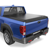 Soft Roll Up Truck Bed Cover Compatible for 20172025 Honda Ridgeline wo Roll Bar or Utility Track System  5 FT Bed On Top 64 inch Vinyl Tonneau