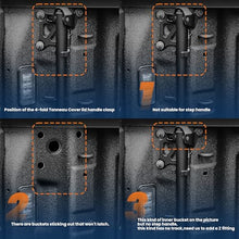 Load image into Gallery viewer, 5.8FT Quad Hard Truck Bed Tonneau Cover Compatible for 2014-2018 Chevrolet Silverado GMC Sierra 1500 Fleetside Aluminum Bed (Utility Track System w/LED Light Strip)