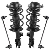 Front Struts wCoil Spring Assembly Sway Bar Links Compatible for 20112016 Hyundai Elantra Struts Suspension Kit  Replace 172709 172708 K750523 4pcs