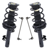 Front Struts wCoil Spring Assembly Sway Bar Links Compatible for 20042009 Mazda 3 GT GXCompatible for 20072010 Mazda 5 GS Struts Suspension Kit  Replace 172263 172264 K80235 4pcs