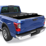 Aluminum Quad Hard Compatible for 20042015 Nissan Titan wo Titan Box Truck Bed Tonneau Cover  Fleetside 56 FT Bed On Top 66 inch
