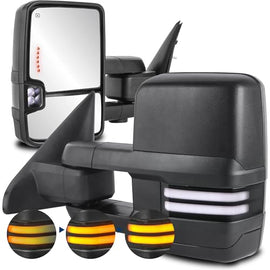 Towing Mirrors Compatible with Chevy Silverado/GMC 2007 Towing Mirrors Compatible with Chevy Silverado/GMC 2007