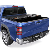 Aluminum Tri Hard Truck Bed Tonneau Cover Compatible for 20052025 Nissan Frontier  5 FT Bed On Top 60 inch