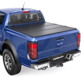 Fiberglass Hard Tri Truck Bed Tonneau Cover Compatible for 19822011 Ford Ranger 6 Bed