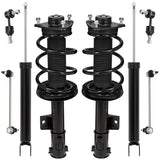 Front Struts wCoil Spring and Shocks Complete Assembly Compatible for 20122014 Hyundai Sonata Compatible for 20122015 Kia Optima Suspension Kit  Replace 182587 182588 4349243 8pcs