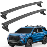 165lbs Aluminum Roof Rack Cross Bars Compatible for 20182021 Chevrolet Traverse Rooftop Luggage Carrier Rack for Bike Canoe Kayak Cargo Box