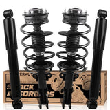 171128L 171128R 37290 Complete Front and Rear Struts Assembly Compatible for 20082017 Dodge Grand CaravanChrysler Town and Country wo Self Leveling Suspension Shock Absorbers Set of 4