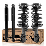 172200 172199 5780 Front Rear Struts Complete Assembly Compatible for 20042008 Chevy Malibu Base LS LT 4PCS Front  Rear Left and Right Shocks Absorbers