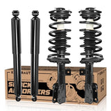 172527 172526 911258 Complete Front Rear Struts Coil Spring Assembly Compatible for 20072009 Chevy EquinoxPontiac Torrent 4x Front  Rear Replacement Shock Absorbers