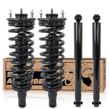 171341 37241 Front and Rear Struts Complete Assembly Shocks Absorbers Compatible for 20022009 GMC Envoy Chevrolet Trailblazer Compatible for 20042007 Buick Rainier 4Pcs