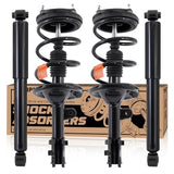 Front and Rear Complete Struts Coil Spring Assembly 172918 172917 437307 Compatible with 20062012 Kia Sedona 20072008 Hyundai Entourage Replacement Shock Absorbers