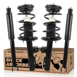 272534 272535 37329 Complete Front  Rear Struts Coil Spring Assembly Compatible for 20092012 Ford Flex 35L V6 4x Replacement Shock Absorbers