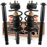Front and Rear Complete Shock Strut Spring Assembly 272257 272258 343291 Compatible for 20062007 Ford Focus Wagon