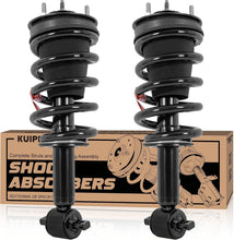 Load image into Gallery viewer, KUIPERAUTO Front Complete Struts Coil Spring Assembly 139112 Compatible with 2014-2018 Chevy Chevrolet Silverado 1500, Compatible with 2014-2018 GMC Sierra 1500 RWD Only Replacement Shock Absorbers