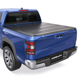 5FT Low Profile Tonneau Cover Hard Quad Aluminum Non- Flip Up Truck Bed Cover Compatible for Nissan Frontier 2WD/4WD 2022-2026, Truck Tonneau Covers 60inch