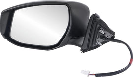 KUIPERAUTO Power Door Mirror Driver Side Compatible with 2013-2018 Nissan Altima 96302-3TH3A Non- Heated Manual Folding Mirror Replacement- Black/Left, w/Turn Signal
