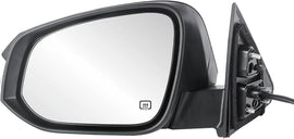 KUIPERAUTO Power Door Mirror Driver Side Compatible with 2014-2019 Toyota Highlander TO1320317 Power Adjustment Heated Glass Manual Folding Mirror w/Turn Signal Left Replacement/6pin