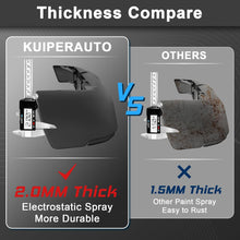 Load image into Gallery viewer, Black Rear Step Bumper Assembly Compatible for 1999-2007 Ford F250 F350 F-250 SUPER DUTY Pickup ‎FO1101121 WITHOUT Parking Sensor Holes Steel Complete Back Bumpers