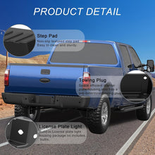 Load image into Gallery viewer, Black Rear Step Bumper Assembly Compatible with 2008-2016 Ford F250 F350 F-250 SUPER DUTY 08-16 Pickup FO1103151 with Parking Sensor Holes Steel Back Bumpers