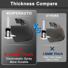 Load image into Gallery viewer, Black Rear Step Bumper Assembly Compatible with 2008-2016 Ford F250 F350 F-250 SUPER DUTY 08-16 Pickup FO1103151 with Parking Sensor Holes Steel Back Bumpers