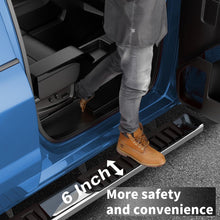 Load image into Gallery viewer, 6 inches Running Boards Side Steps Nerf Bars For 1999-2016 Ford F-250 F-350 Super Duty Crew Cab