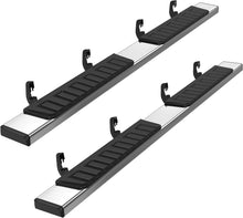 Load image into Gallery viewer, 6 inches Running Boards Side Steps For 2007-2018 Chevy Silverado/GMC Sierra 1500, 2007-2019 Chevrolet Silverado/GMC Sierra 2500HD 3500HD Crew Cab (Gas Engine ONLY)