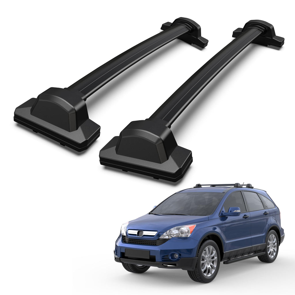 KUIPERAUTO 165lbs Aluminum Roof Rack Cross Bars Compatible for 2007 2008 2009 2010 2011 Honda CRV CR-V Rooftop Luggage Carrier Rack for Bike Canoe Kayak Cargo Box