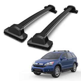 KUIPERAUTO 165lbs Aluminum Roof Rack Cross Bars Compatible for 2007 2008 2009 2010 2011 Honda CRV CR-V Rooftop Luggage Carrier Rack for Bike Canoe Kayak Cargo Box