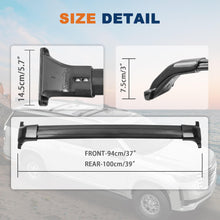 Load image into Gallery viewer, KUIPERAUTO 165lbs Aluminum Roof Rack Cross Bars Compatible for 2007 2008 2009 2010 2011 Honda CRV CR-V Rooftop Luggage Carrier Rack for Bike Canoe Kayak Cargo Box