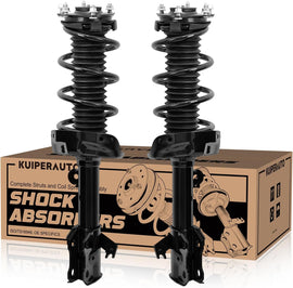 KUIPERAUTO Rear Struts Shock Absorber w/Coil Spring Assembly Compatible for  2004 2005 Toyota Avalon 172455 172456, 2pcs
