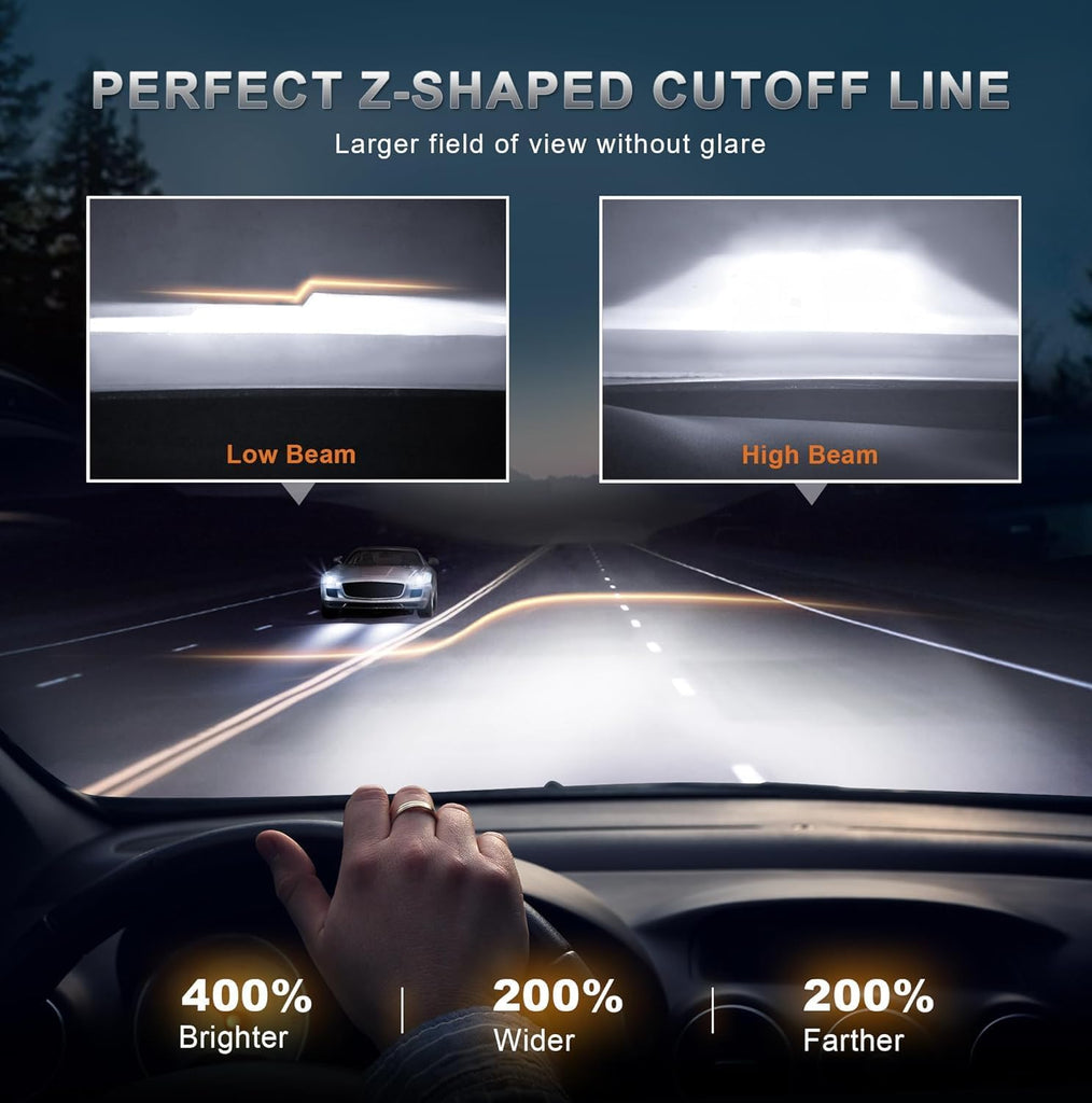 Headlights Assembly For 1998 1999 2000 2001 2002 2003 2004 Chevy Blazer S10 Pickup SUV w/Bumper Lights Chrome Housing Clear Reflector Passenger and Driver Side