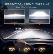 Load image into Gallery viewer, Headlights Assembly For 1998 1999 2000 2001 2002 2003 2004 Chevy Blazer S10 Pickup SUV w/Bumper Lights Chrome Housing Clear Reflector Passenger and Driver Side