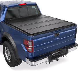 KUIPERAUTO 5.5FT Hard Quad-Fold Truck Bed Tonneau Cover For 2015-2024 Ford F150 Styleside 5.5FT Bed (Not for Flareside)