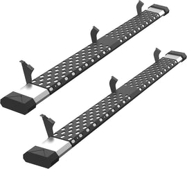 6 Inches Running Boards Side Steps For 2005-2024 Toyota Tacoma Double Cab